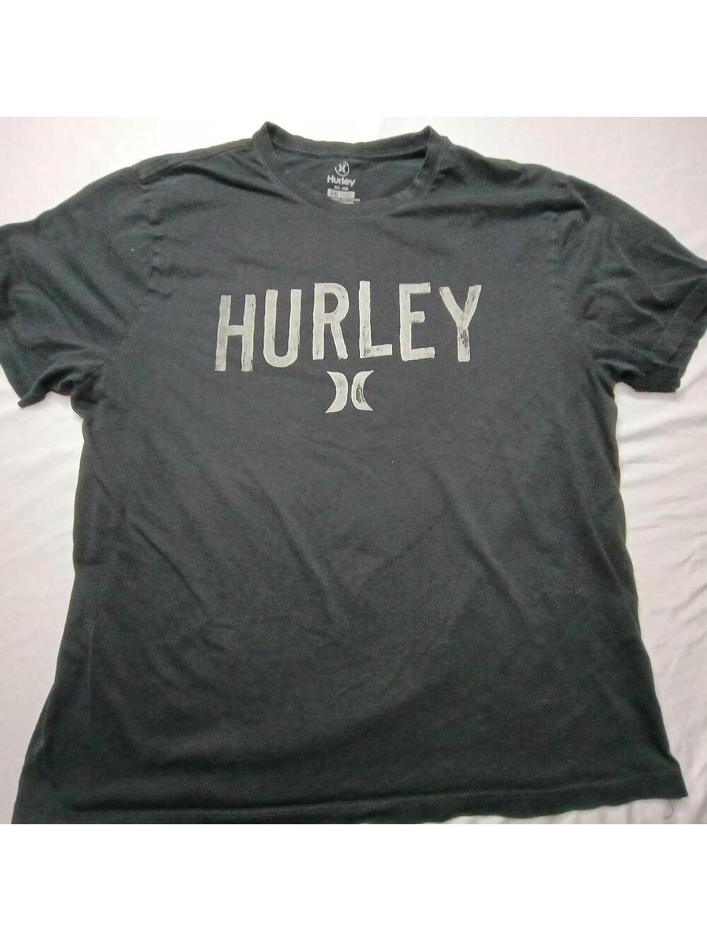Hurley Men's Black and Grey Tshirt - Picture 3 of 6